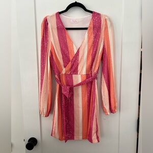 Pink Lily Sequin Dress